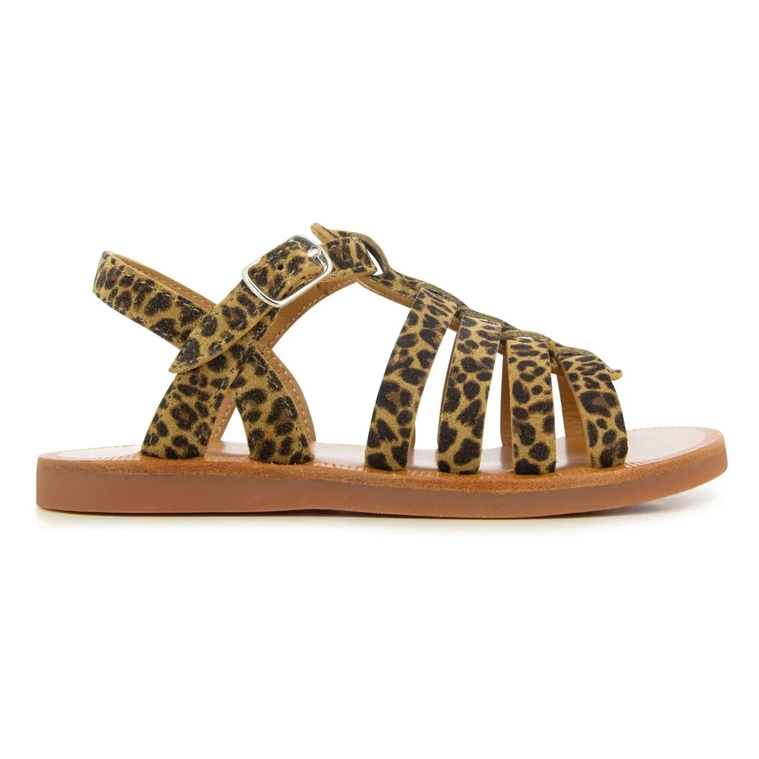 Pom d'Api - Sandalias de tiras cruzadas Plagette | Leopardo