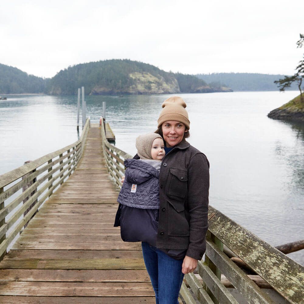 Ergobaby All Weather Cover-Baby Carrier Covers-Charcoal- | Natural Baby Shower