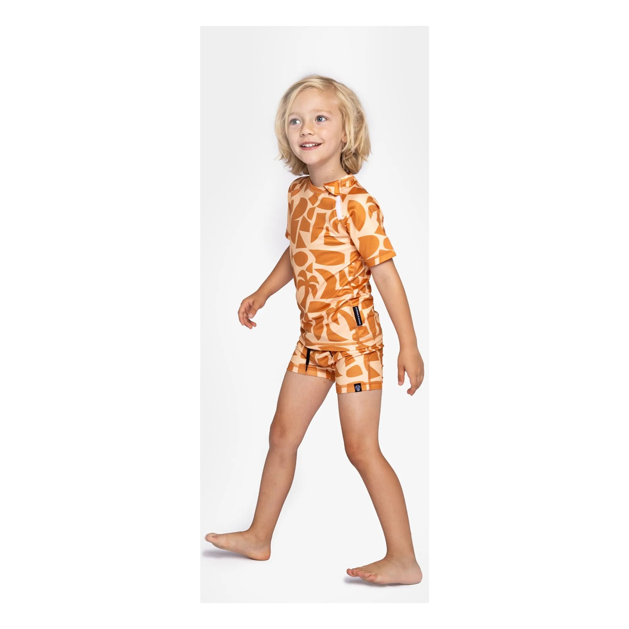 Beach & Bandits - Camiseta de playa anti-UV Fibras Recicladas | Naranja