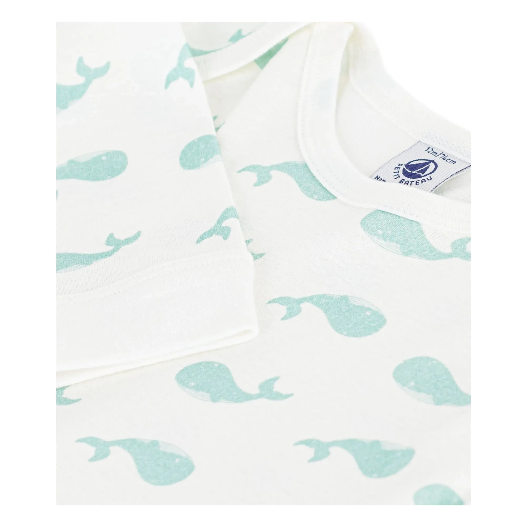 Petit Bateau - Pijama Whale Sleep Well | Crudo