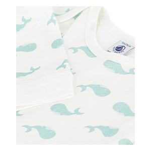 Petit Bateau - Pijama Whale Sleep Well | Crudo