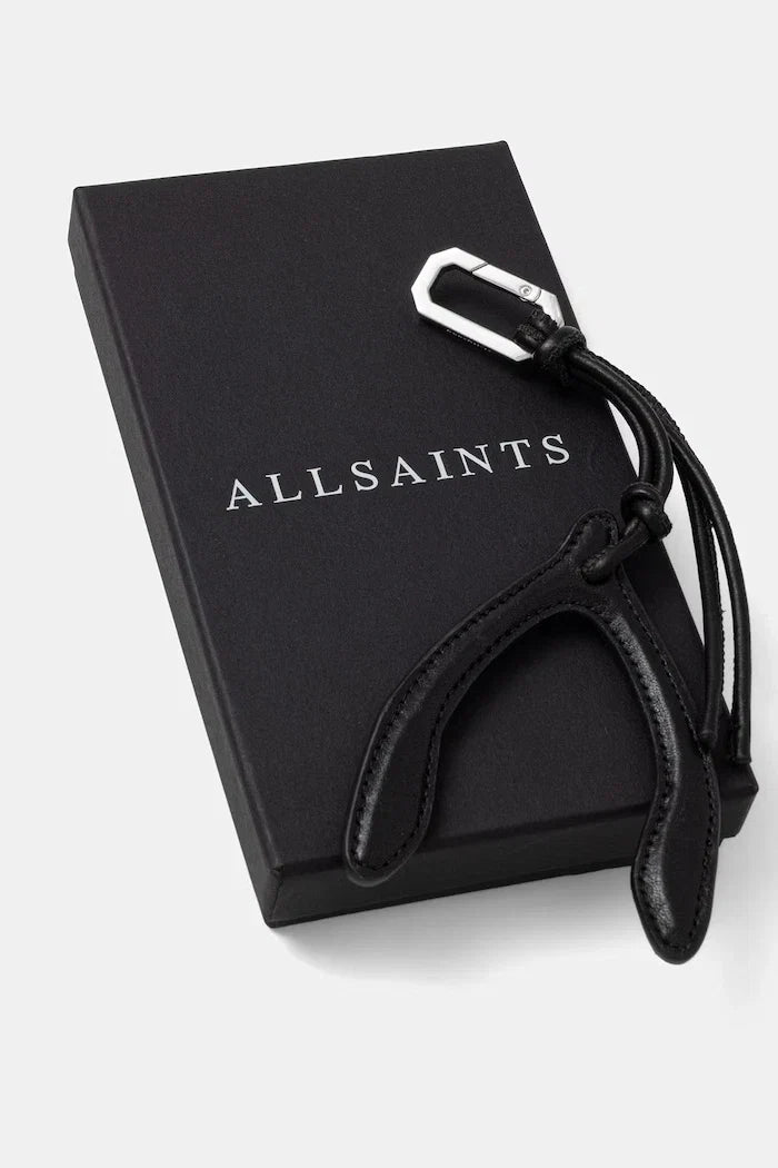 Llavero de cuero WISHBONE de AllSaints