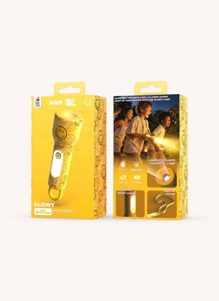 MOB - Linterna Glowy - MOB x Smiley World | Amarillo