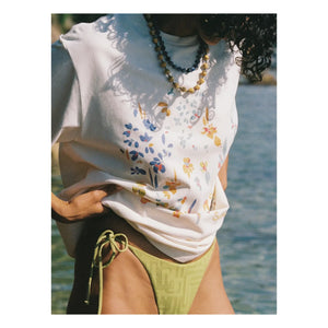 Soleil Soleil - Camiseta de algodón orgánico Posy | Beige