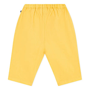 Petit Bateau - Pantalón de lino | Amarillo