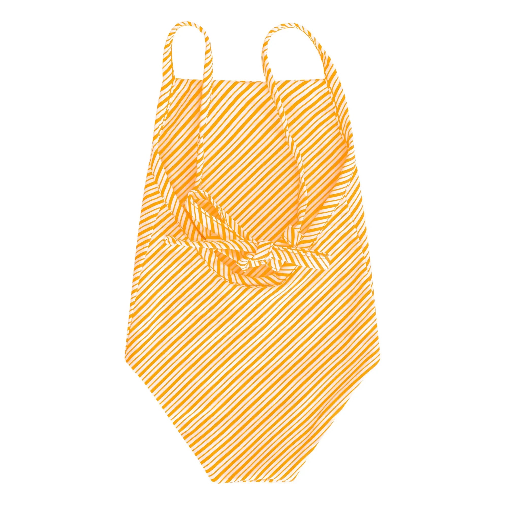 Ina Swim - Mara Çizgili Tek Parça Mayo | Turuncu