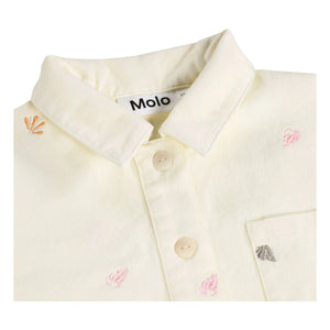 Molo - Chaqueta de algodón orgánico Hellen Coquillages | Crudo