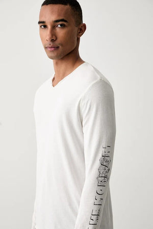 Zadig&Voltaire Camiseta de Manga Larga de Algodón para Hombre MONASTIR