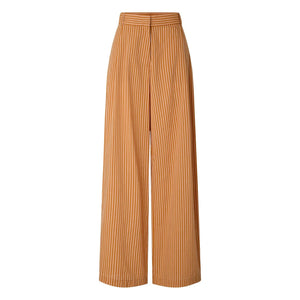 Sessùn - Pantalones de algodón a rayas Provencia | Naranja
