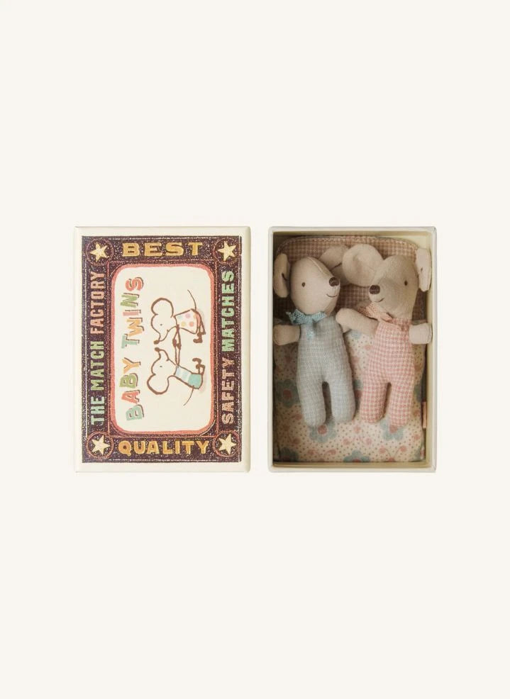 Maileg - Gemelos de bebé en sus cajas