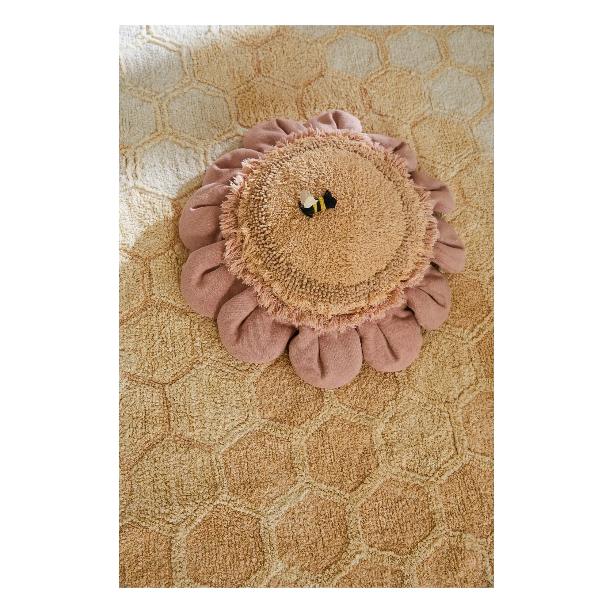 Lorena Canals - Puf Daisy | Rosa
