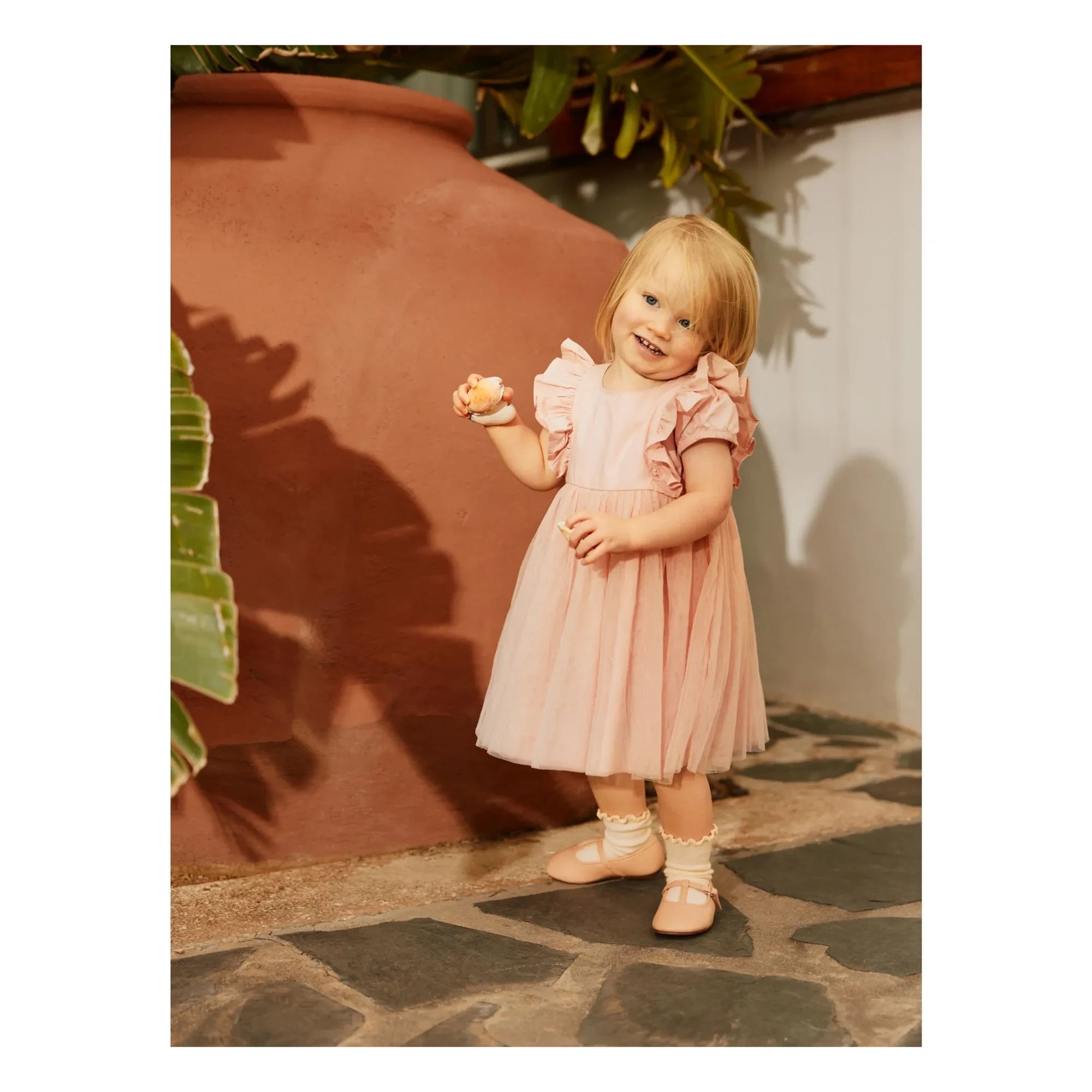 Molo - Vestido de volantes Cheyanne | Rosa claro