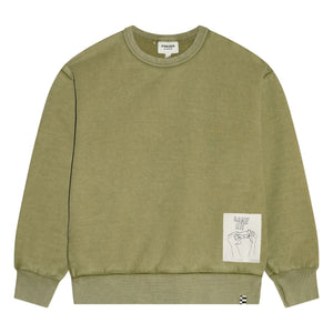 Finger in the nose - Sudadera de algodón orgánico Blow | Caqui
