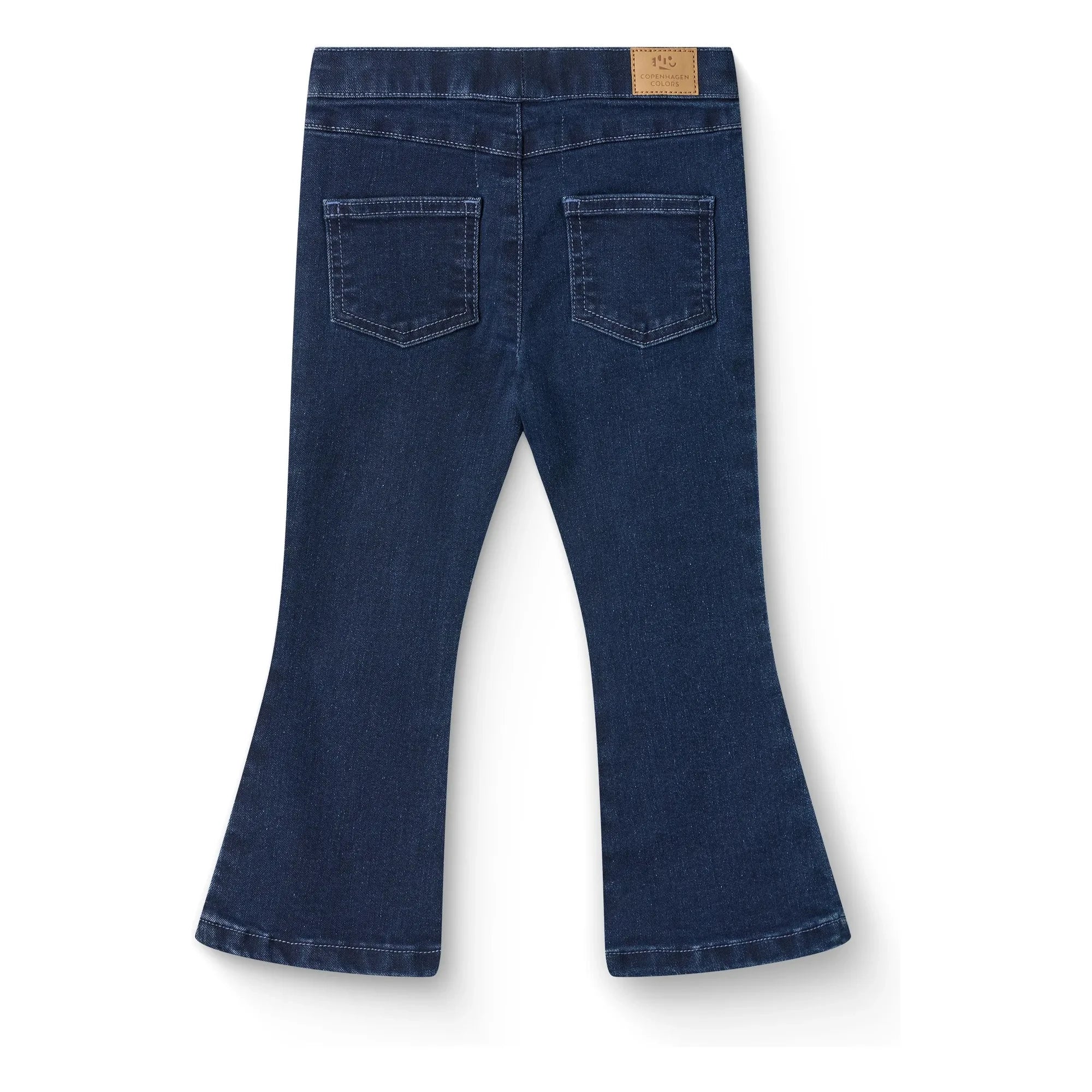 Copenhagen Colors - Jeans de pernera acampanada de algodón orgánico | Índigo