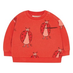 The Campamento - Sudadera con motivo de mariquita para bebé | Rojo