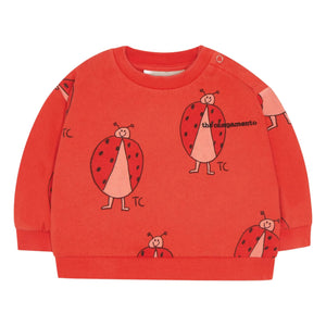 The Campamento - Sudadera con motivo de mariquita para bebé | Rojo
