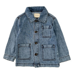 Longlivethequeen - Chaqueta vaquera con bolsillos | Denim claro