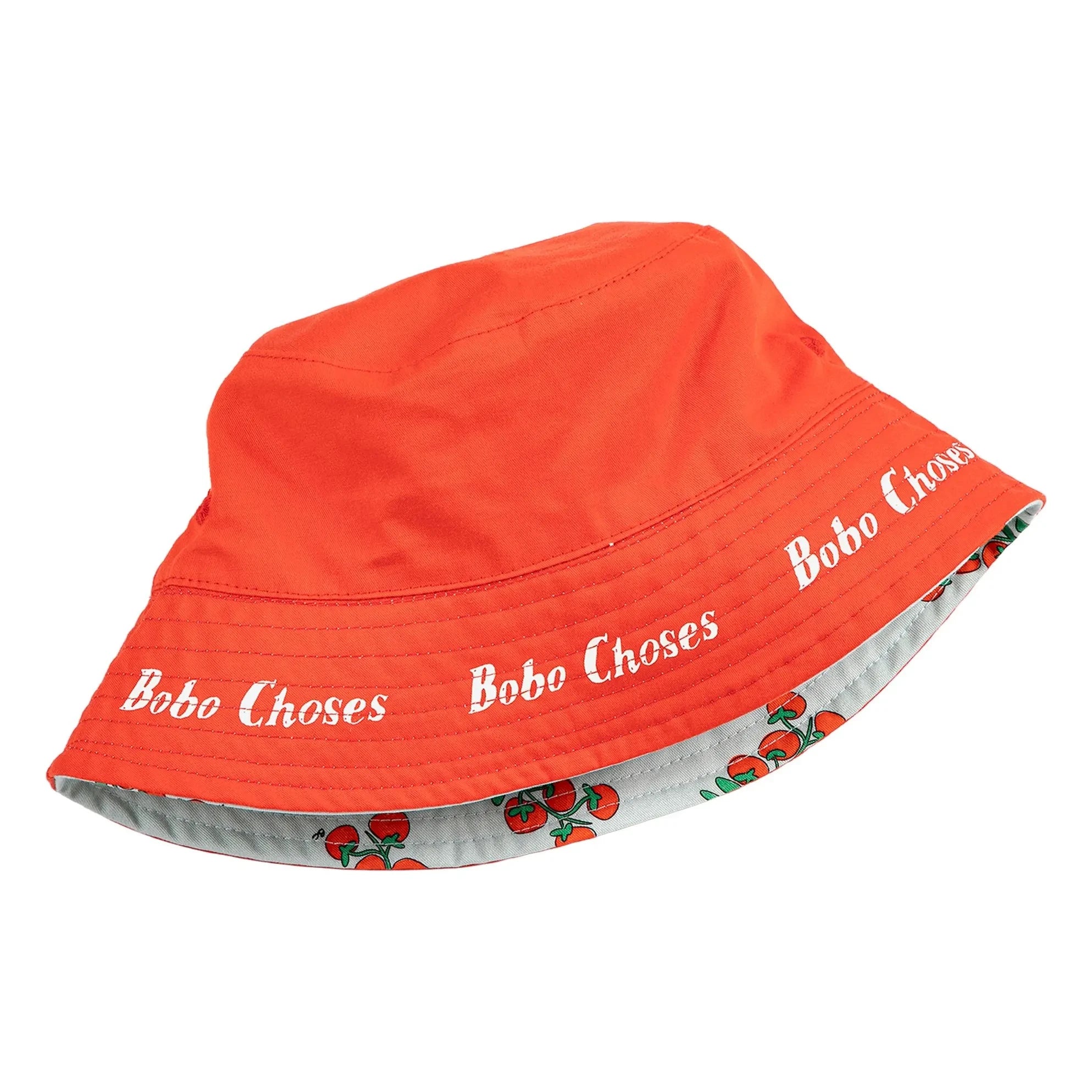 Bobo Choses - Sombrero reversible Tomates Fibra reciclada | Azul claro