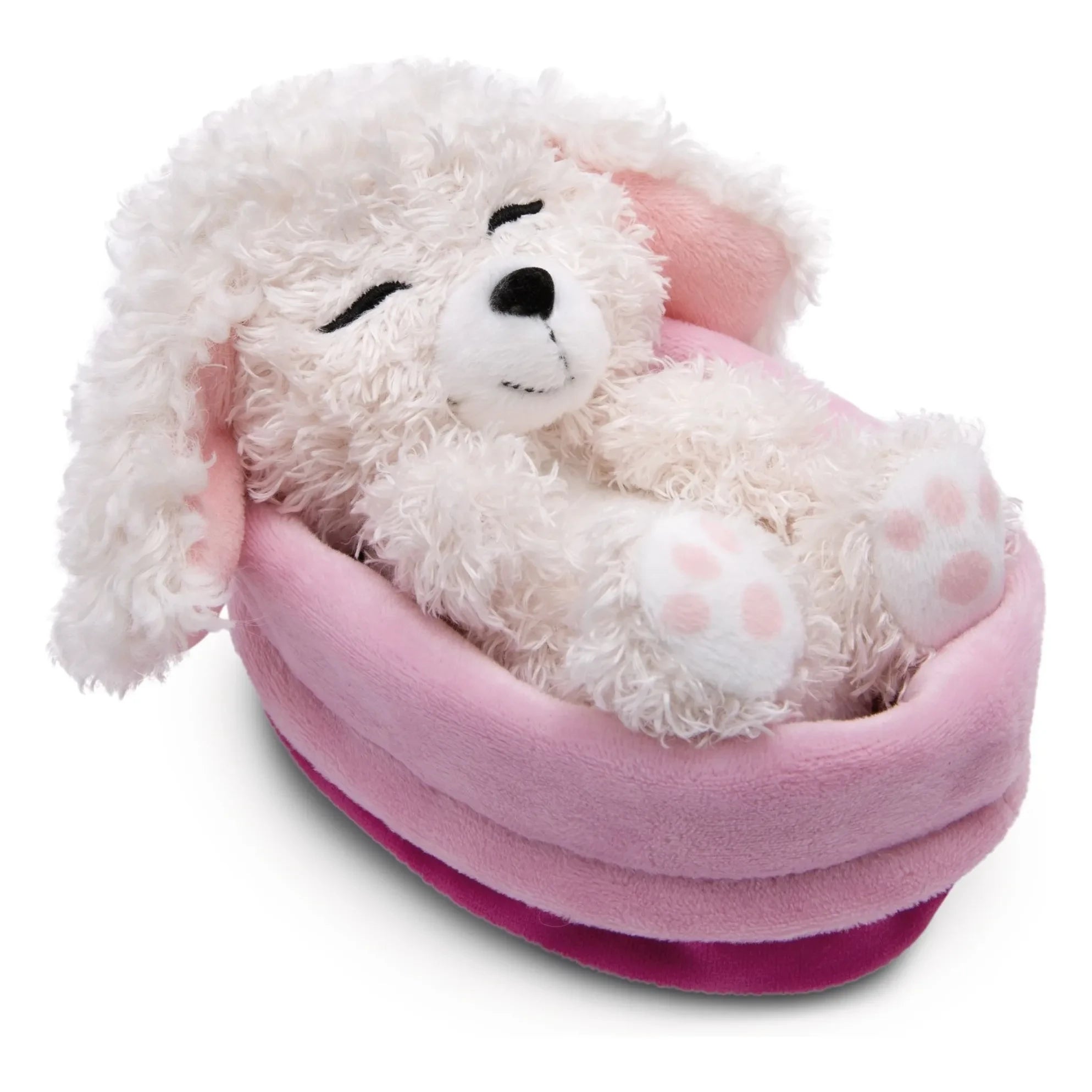 Nici - Peluche caniche - Sleeping Pets | Blanco