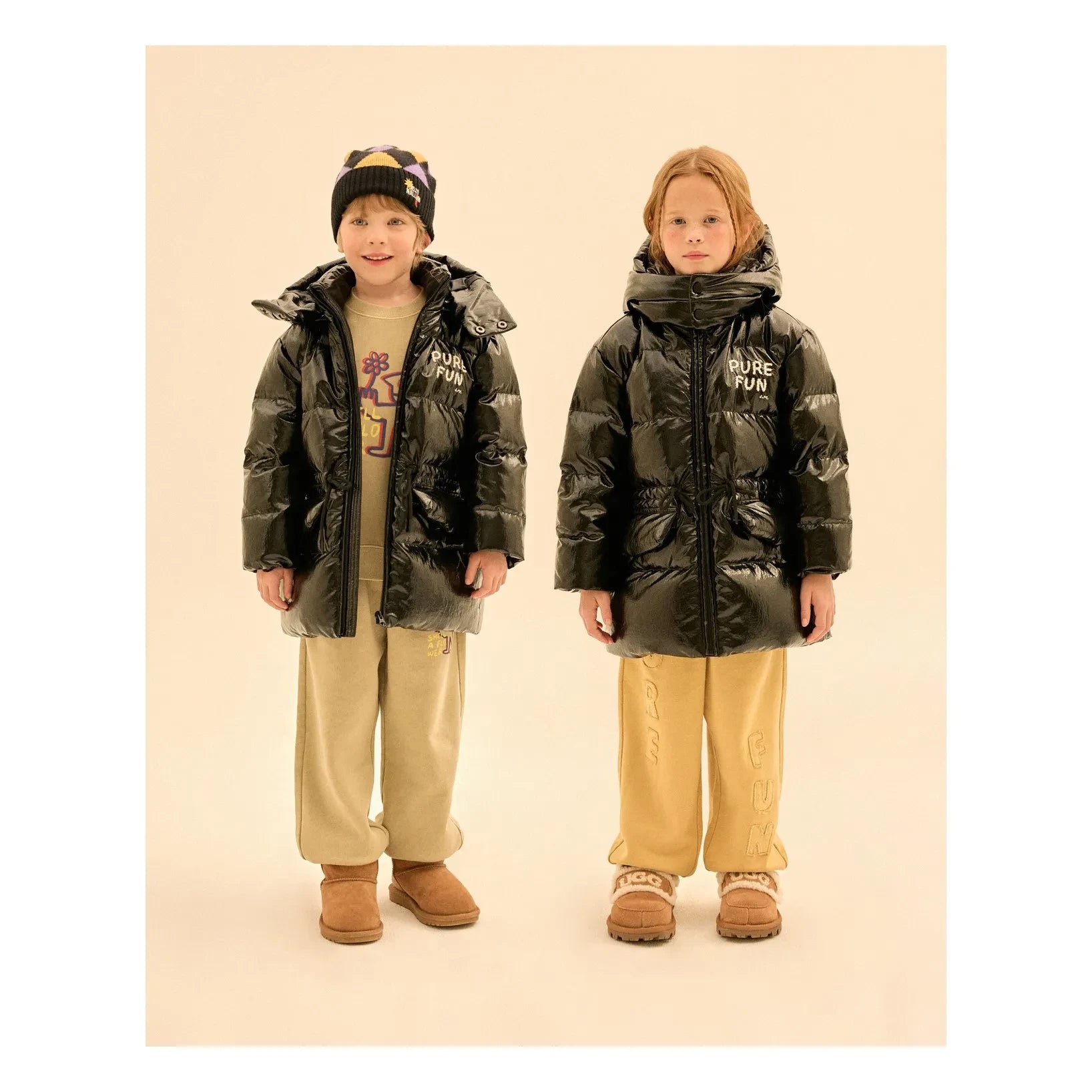 Jelly Mallow - Pure Fun Abrigo acolchado | Negro