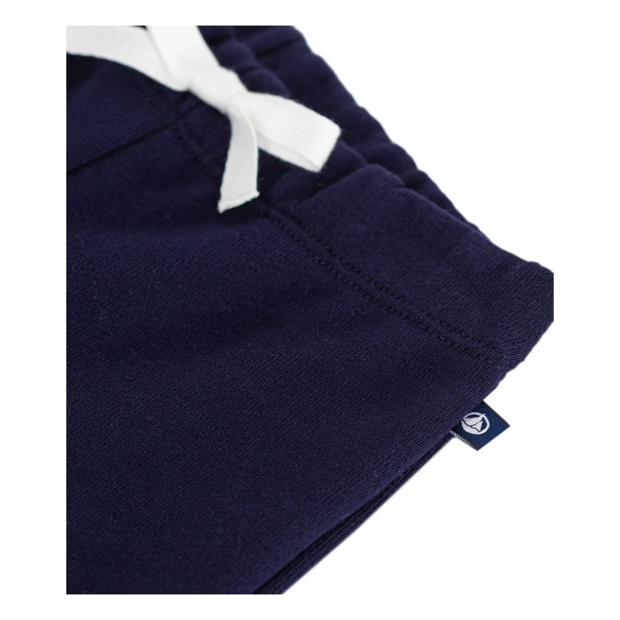 Petit Bateau - Pantalones jogger de punto elástico unisex | Azul marino