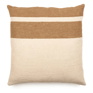 Libeco - Funda de almohada a rayas Railway | Crudo