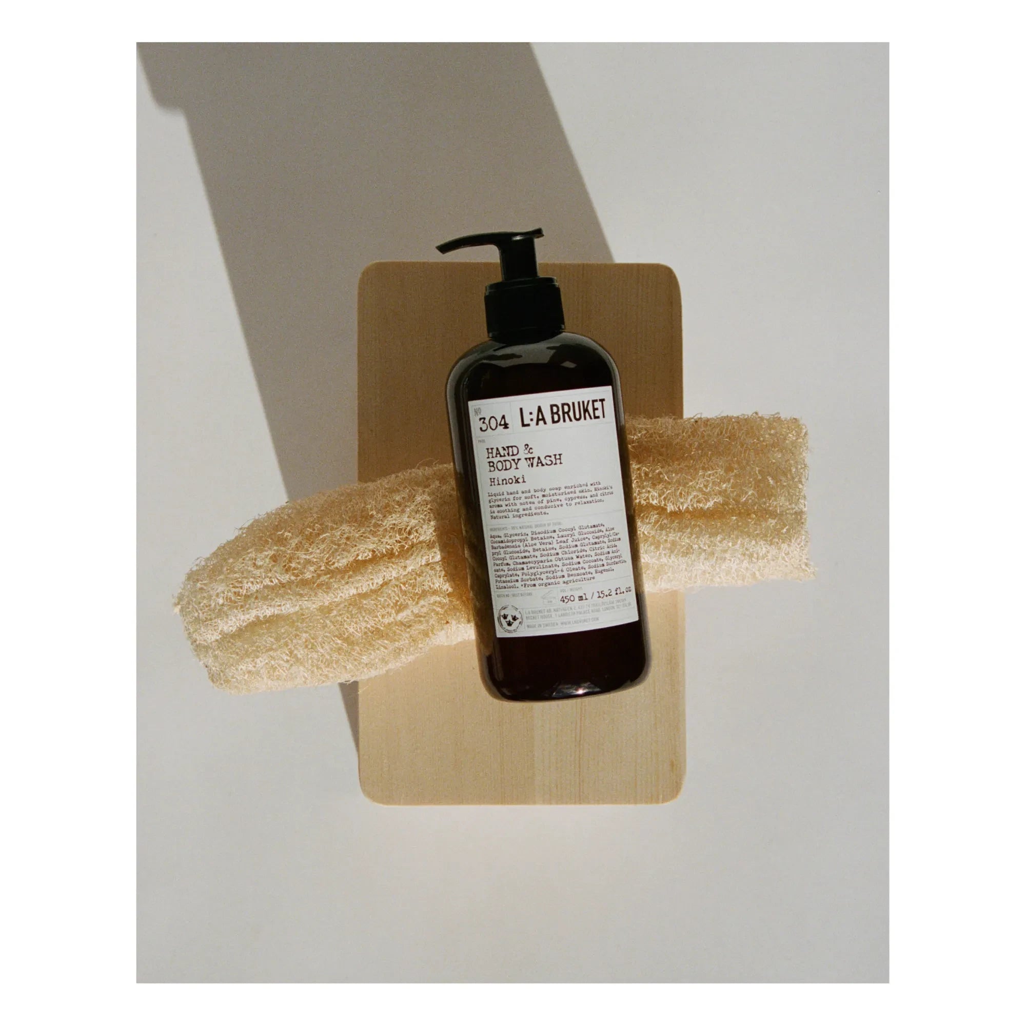L:A BRUKET - Hinoki 304 Limpiador de manos y cuerpo - 450 ml