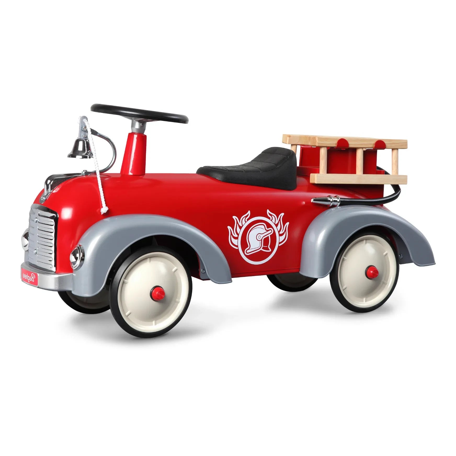 Baghera - Coche de pedales Speedster Camión de bomberos | Rojo