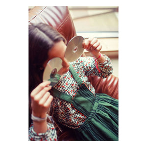 Piupiuchick - Blusa Floral a Cuadros | Verde