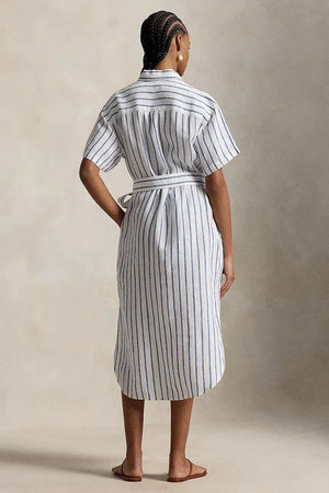 Polo Ralph Lauren vestido camisero de lino