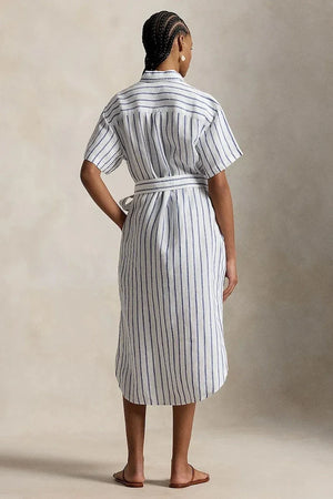 Polo Ralph Lauren vestido camisero de lino