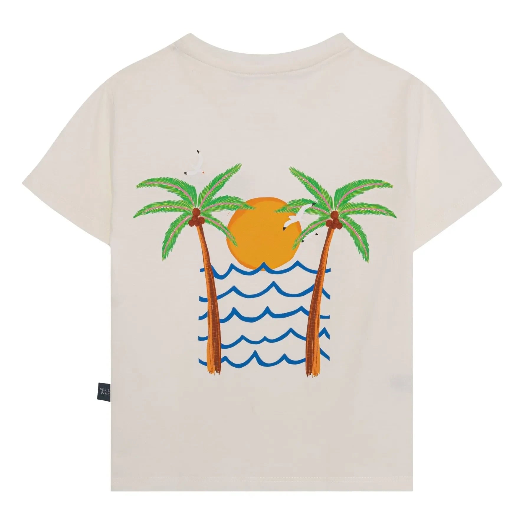 Camiseta estampada Pepita & Me - Isla Bonita | Blanca