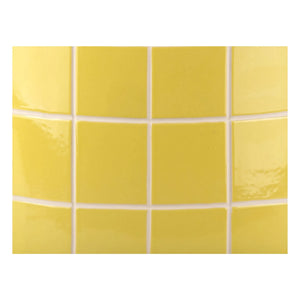 Present Time - Retro Tiles Alçak Yan Sehpa | Sarı