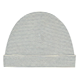 Gray Label - Gorro de algodón orgánico a rayas | Gris