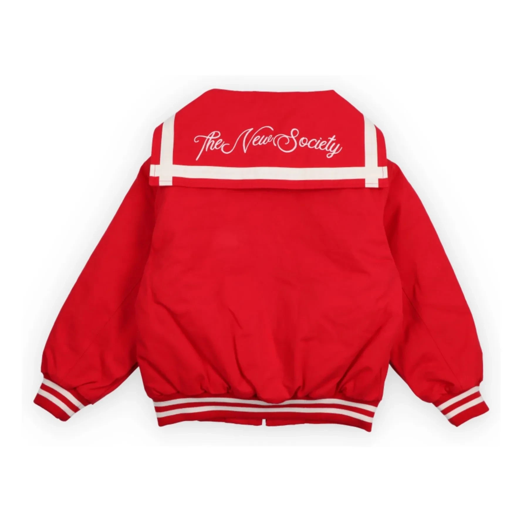 the new society - Bomber con cuello tipo marinero Buttercup | Rojo