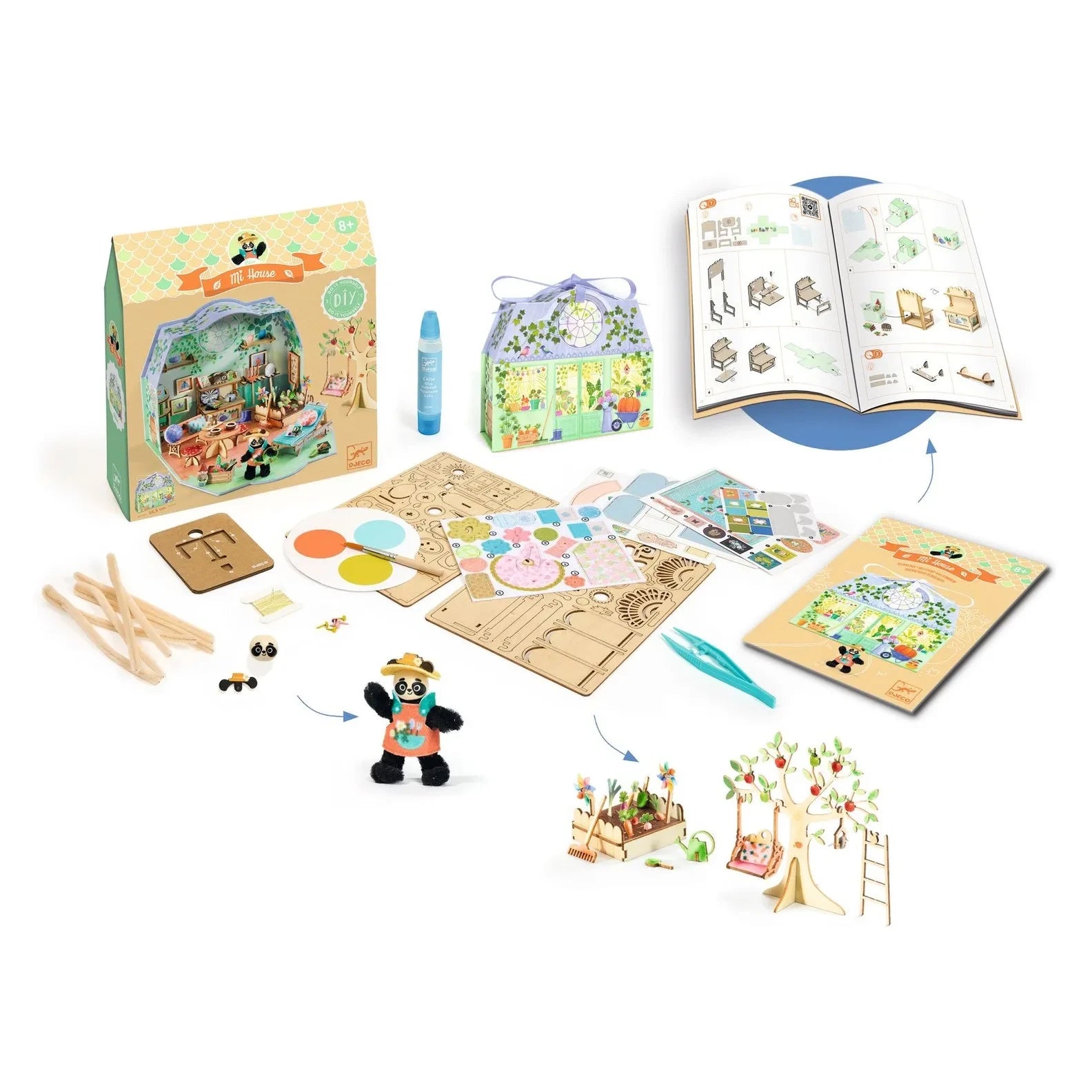 Djeco - DIY Kit - Mi House Olive