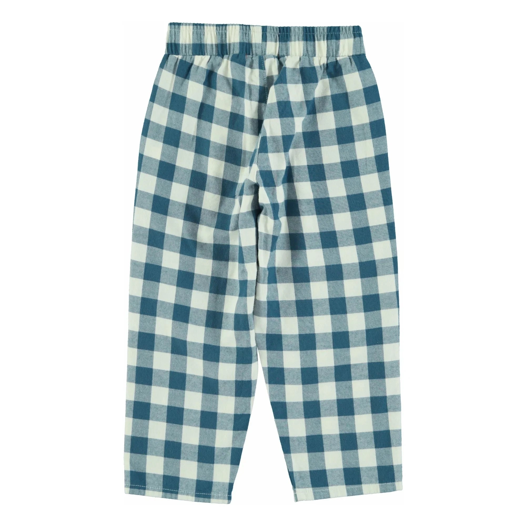 Piupiuchick - Pantalones a cuadros de algodón orgánico | Azul