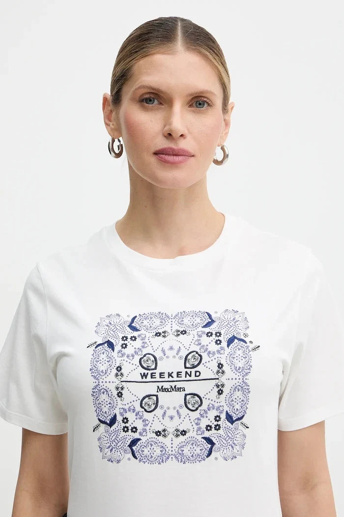 Camiseta de algodón Weekend Max Mara WEST