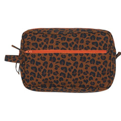 Bonton - Leopar Desenli Portföy | Kahverengi
