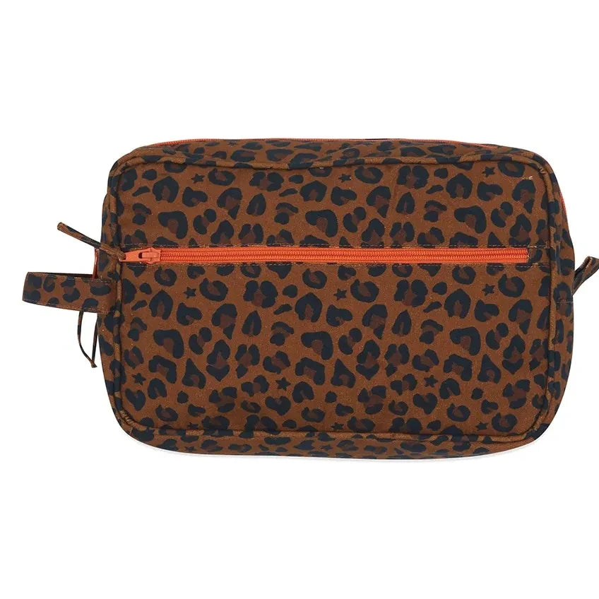Bonton - Leopar Desenli Portföy | Kahverengi