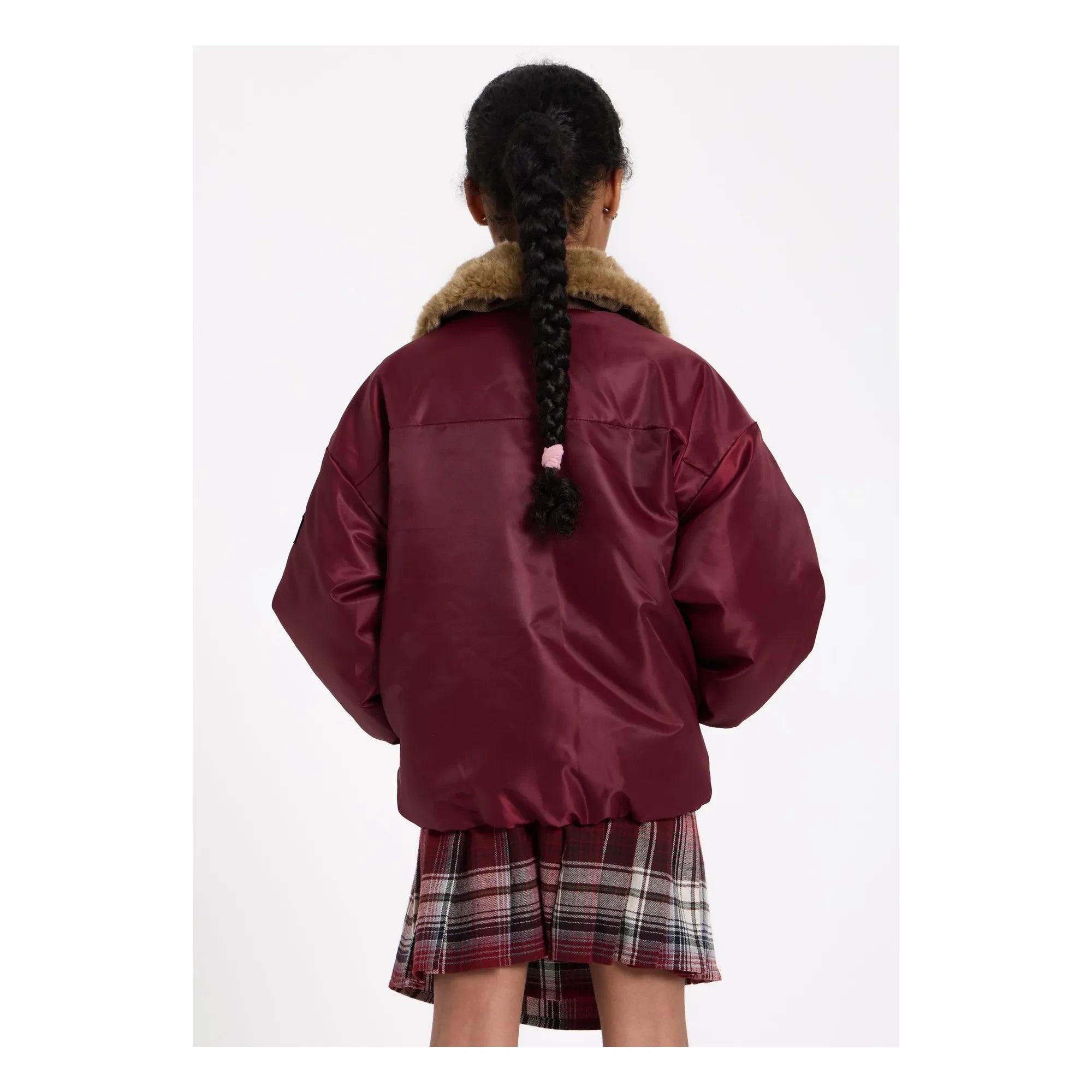 Pan comido - Chaqueta bomber Aria | Berenjena