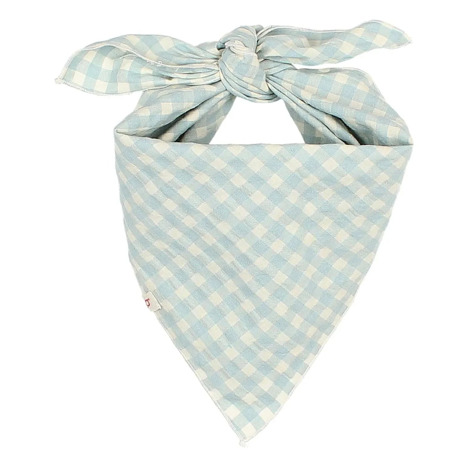 Búho - Pañuelo Gingham Seersucker | Agua