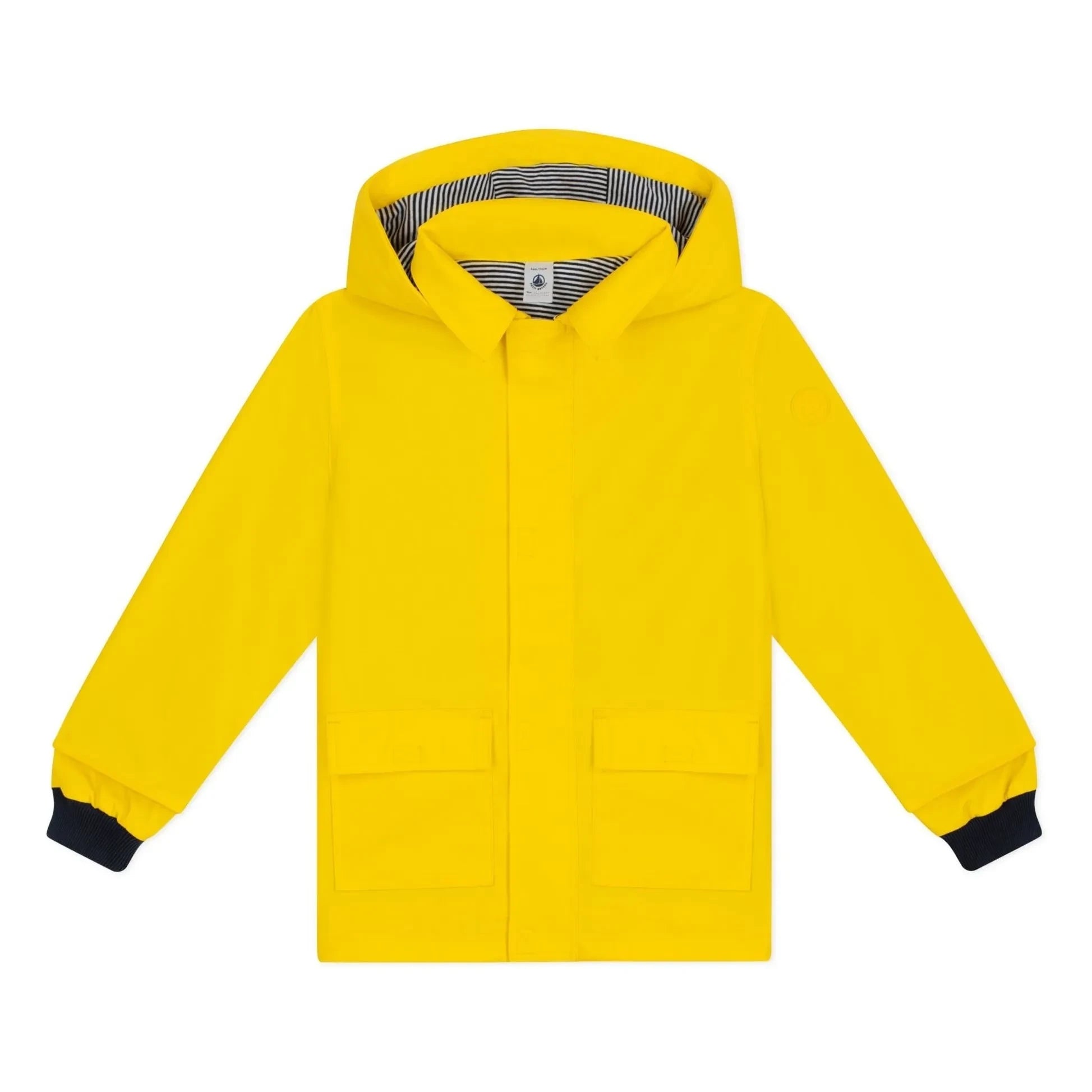 Petit Bateau - Chaqueta impermeable icónica de fibra reciclada | Amarillo