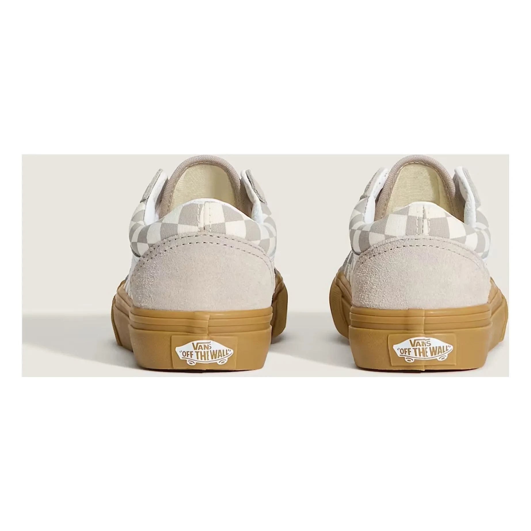 Vans - Cordones de zapatillas Old Skool Gum Check | Oatmeal