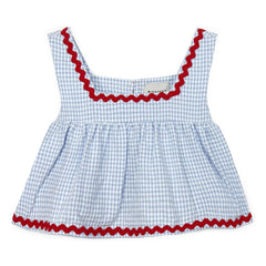 Mipounet - Top Sylvie Vichy | Azul Claro