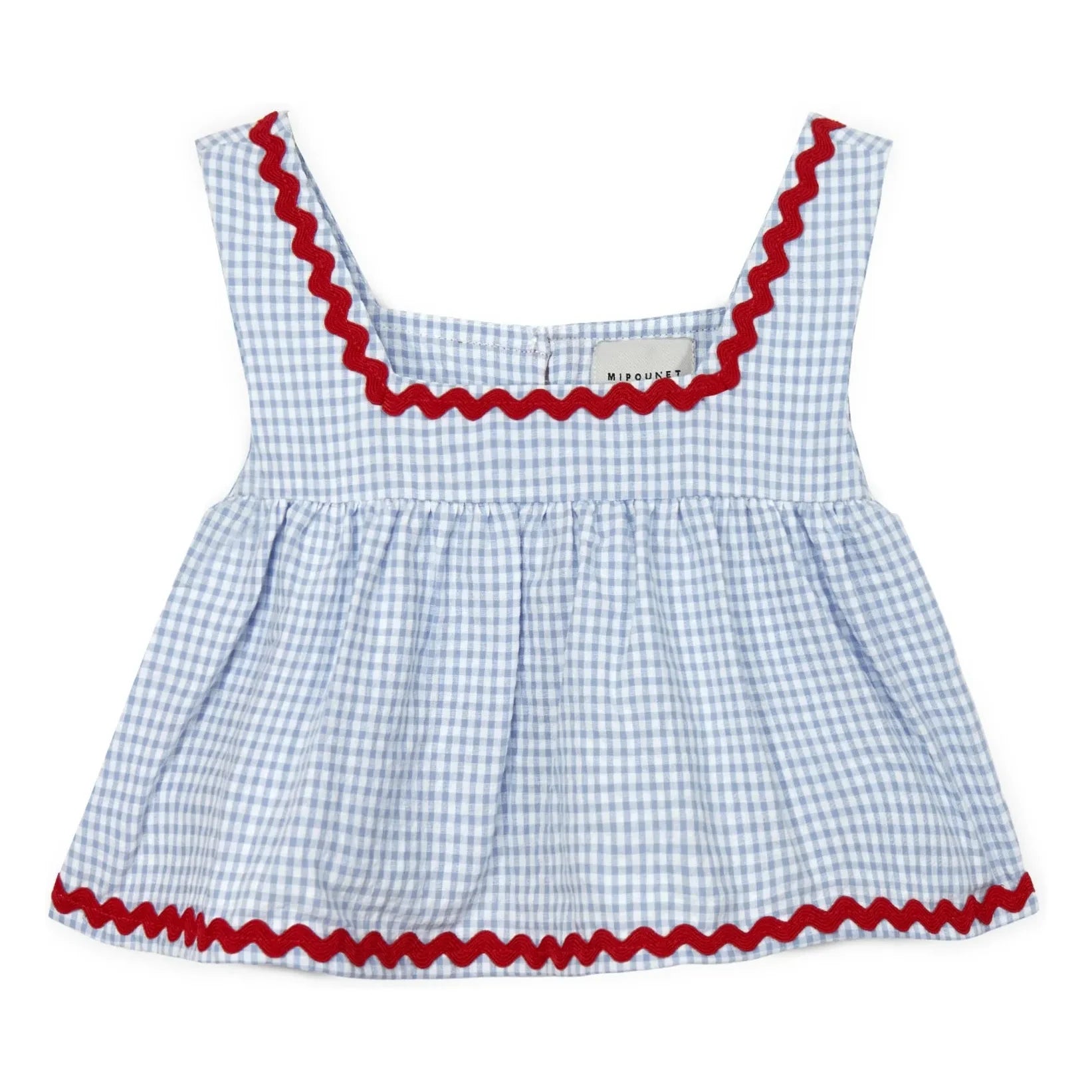 Mipounet - Top Sylvie Vichy | Azul Claro