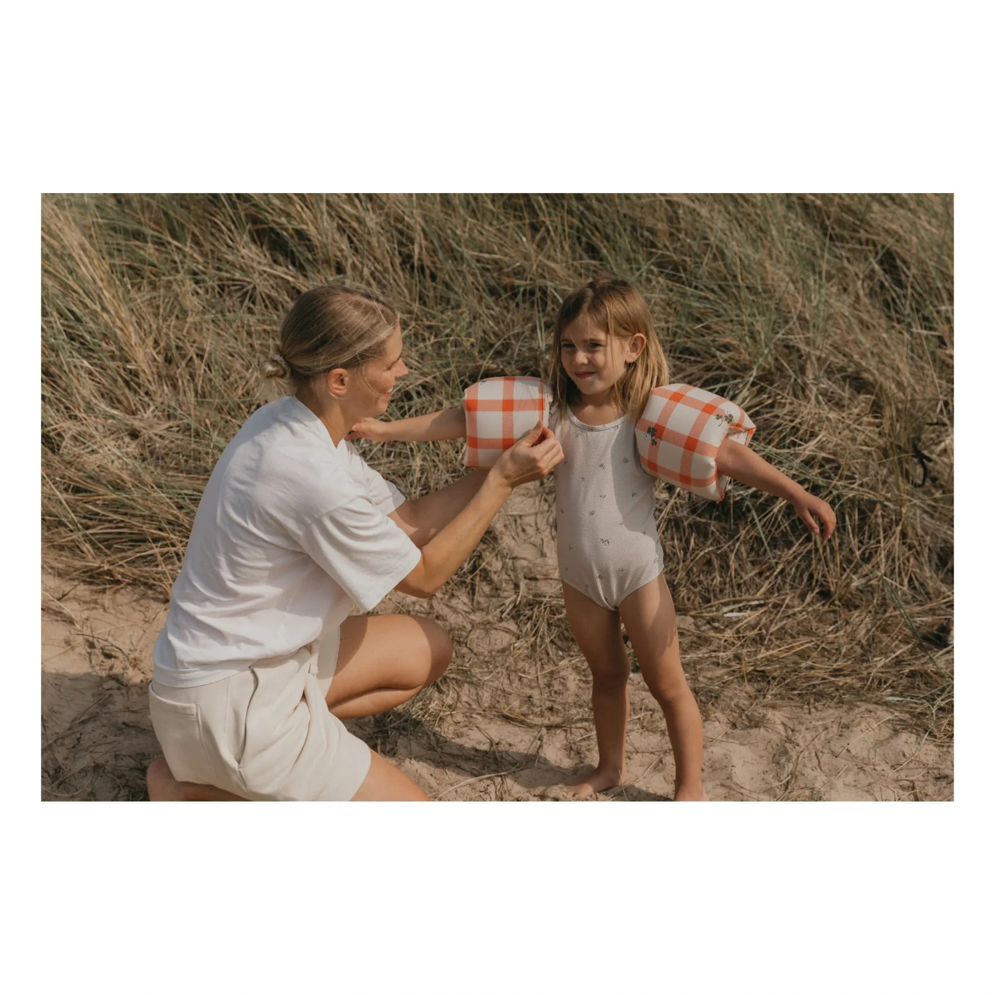 garbo&friends - Brazaletes Gingham Sorrel | Rojo