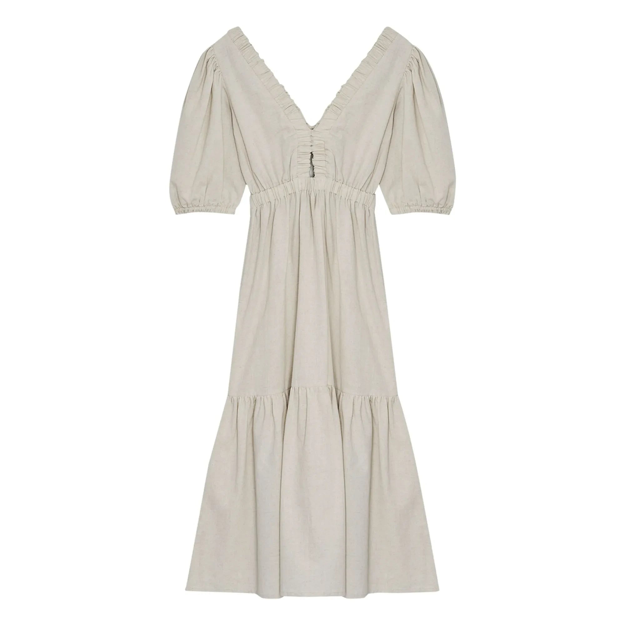 the new society - Vestido de lino de aloe | Arena
