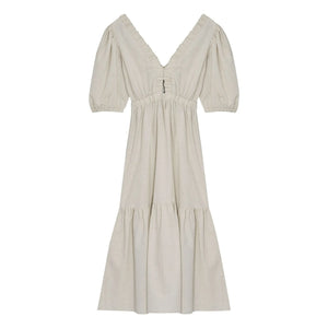 the new society - Vestido de lino de aloe | Arena