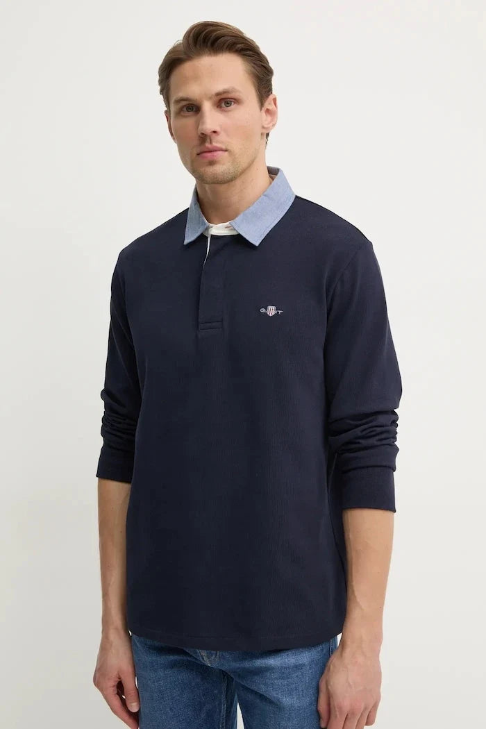 Blusa de algodón de manga larga Gant